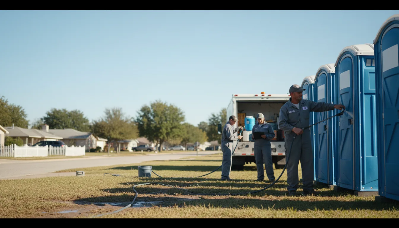 Long-Term Portable Toilet Rental in Flowery Branch, GA near me